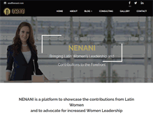 Tablet Screenshot of nenani.com